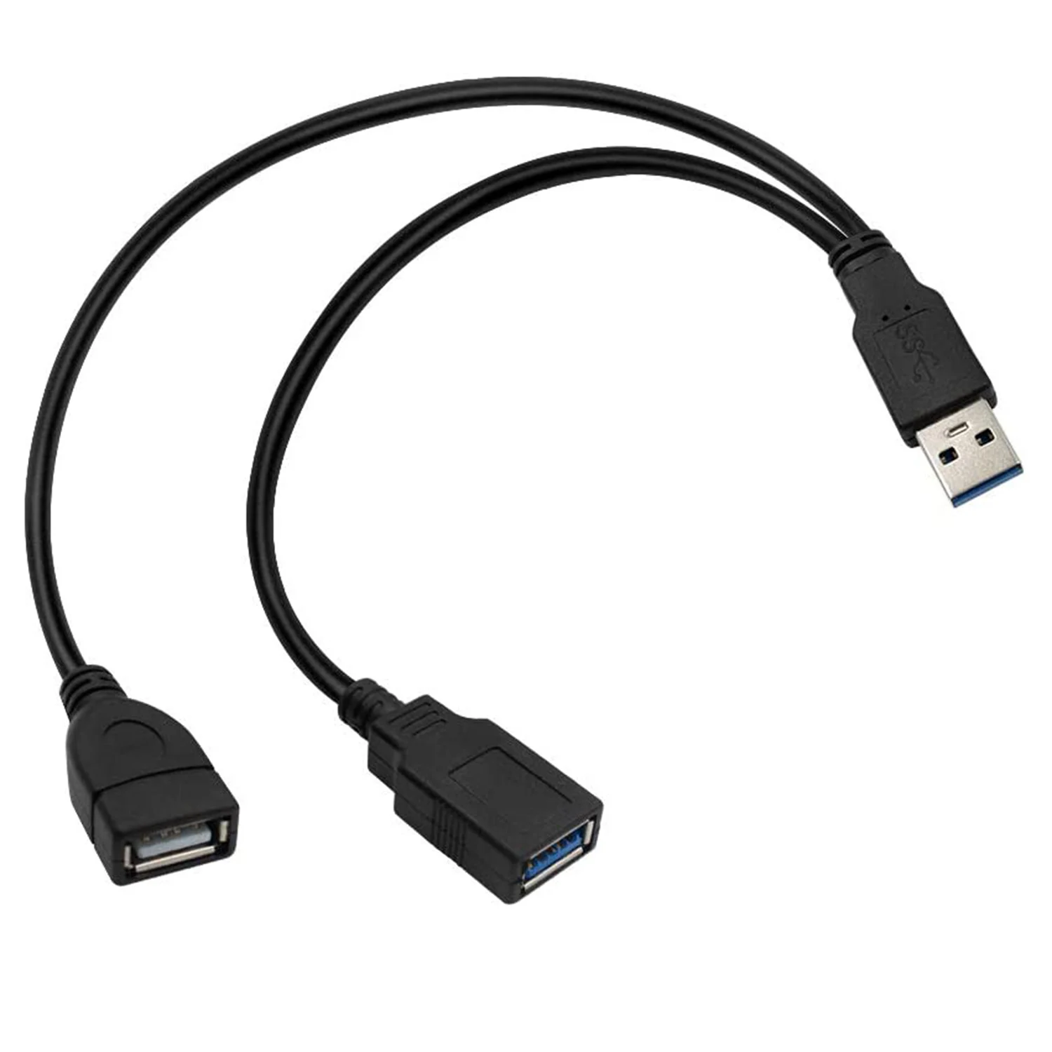 Usb 3.0 Splitter Cable Usb3.0 A Male To Usb 2.0 Female & 3.0 A Female Y