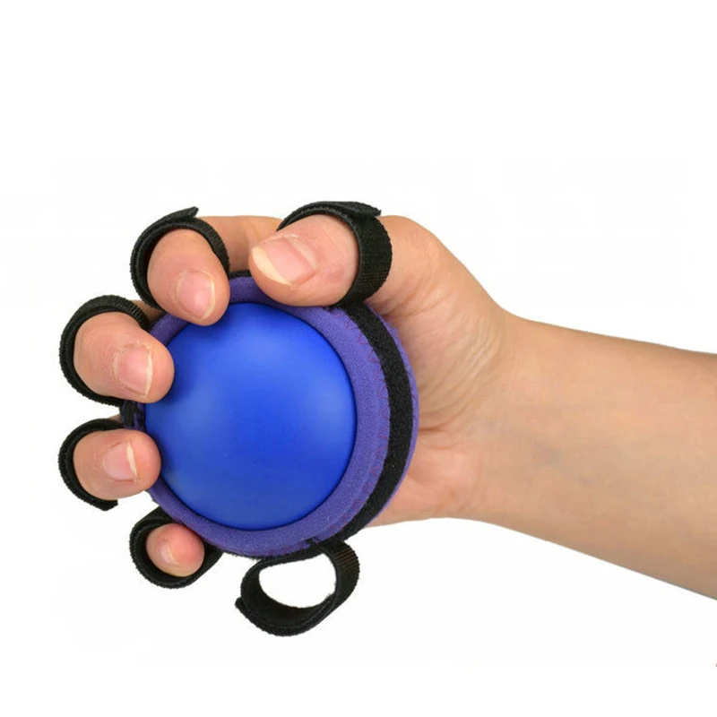Рукоятка шарик из ПУ палец для практических занятий мышцы Мощность резиновые тренировочные захват руки кистевой тренажер мягкий палец