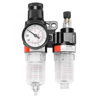 

valvula neumatico G1/4in AFC2000 Oil Water Separator Air Compressor Filter Regulator Water Trap fittings pneumatic