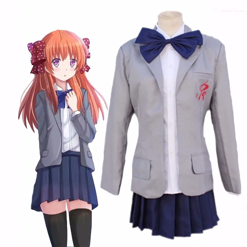 Anime-Gekkan-Shoujo-Nozaki-kun-Sakura-Chiyo-Cosplay-Costume-Girls-Full-Set-School-Uniform-Women-Halloween