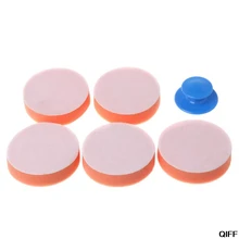 Прямая поставка& партиями по 6 шт./компл. автомобильный воск Wash Подушечка для полирования губка пена для чистки комплект захват Ручка Авто-Стайлинг 9 августа