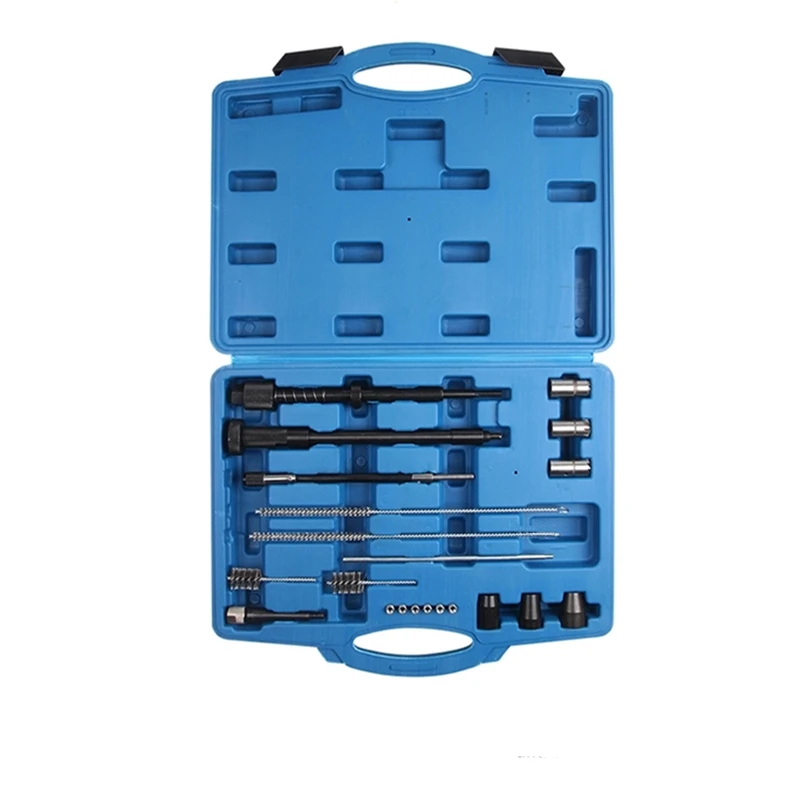 

14pcs Diesel Common Rail injector Seat Cleaner Set Auto Engine Maintenance Tools Cleaning Brushes