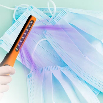 

LED Ultraviolet UV Disinfection Lamp USB Rechargeable Portable Home Handheld Sterilizer Light Disinfection Lamp for Mask
