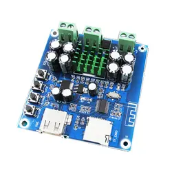 Bluetooth TPA3116D2 усилитель двухканальный 50 Вт + 50 Вт DC 12-24 В Поддержка TF карты U диск беспроводные усилители Bluetooth