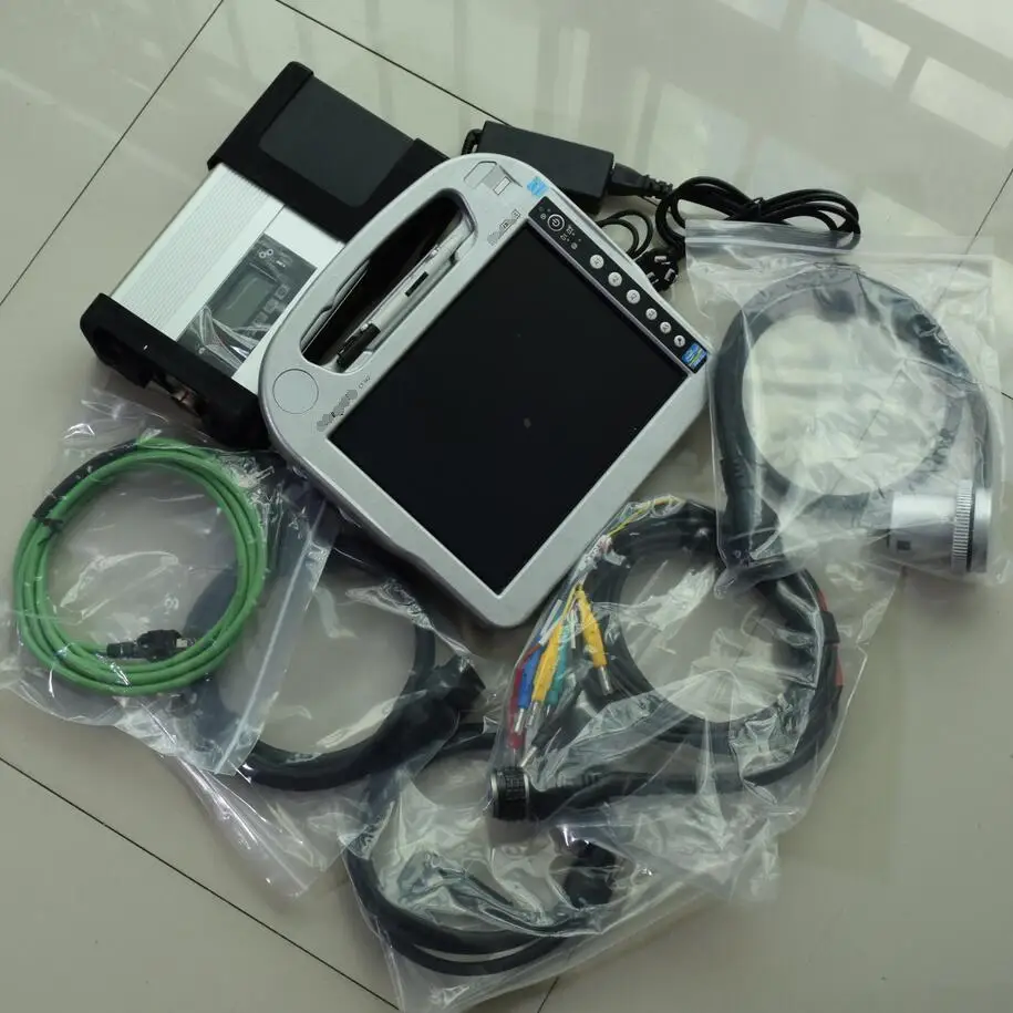 Для Benz диагностический инструмент MB Star C5 SD подключения плюс ноутбук CF-H2 HDD SSD,09 v D. AS/DTS/для Mb Star C5 для MB автомобилей и грузовиков