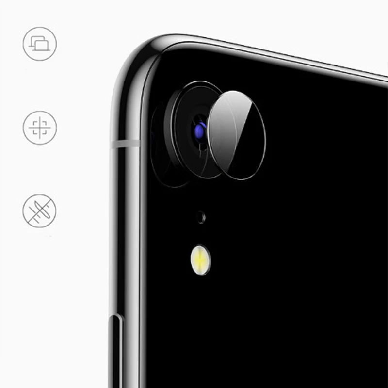 Закаленное стекло для задней камеры 2 шт. Защитная пленка экрана iphone Xr x r