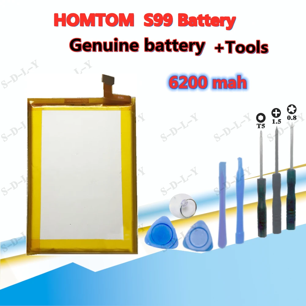 Аккумулятор для смартфона homtom S99 Battery 6200 мА/ч | Мобильные телефоны и аксессуары