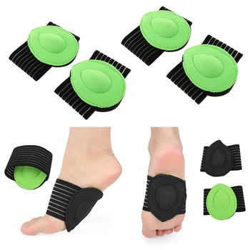 

2 Pair Compression Arch Support Sleeves Planter Fasciitis Support Braces for Foot Care, Feet Pain, Flat Arches, Heel Spurs