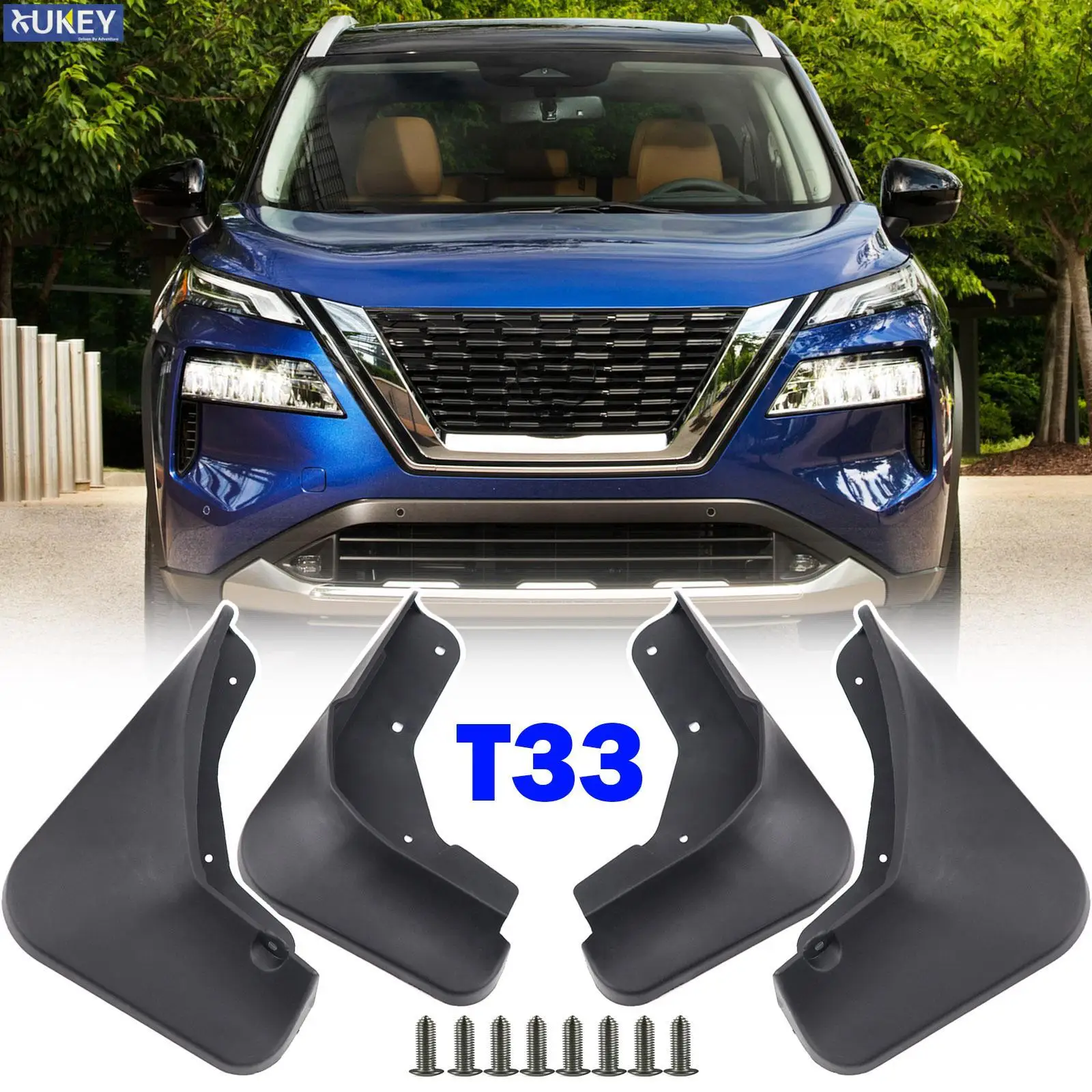 4xForNissanRogueXTrailXTRAILT3320212022MudFlapsSplash