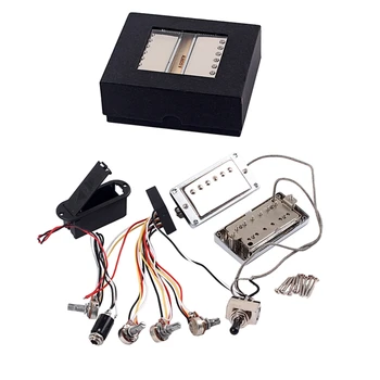 

Active LP Electric Guitar Pickup Humbucker with Electronic Circuit Battery Box