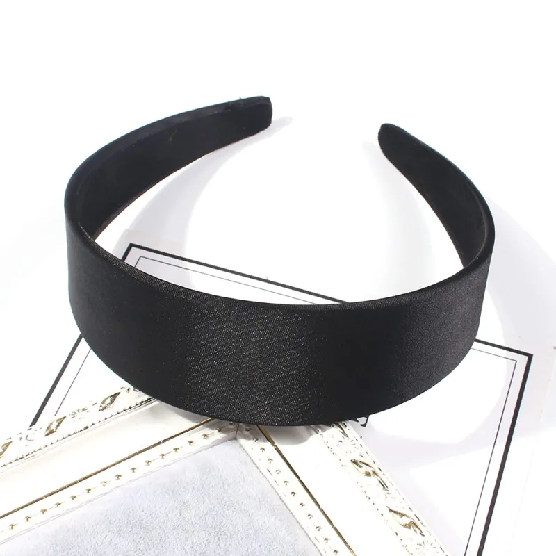 Fashion ZA Sponge Velvet Headband Hairband For Women Girls Solid Color Padded Headwear Hair Bands Hair Jewelry Accessories F0709