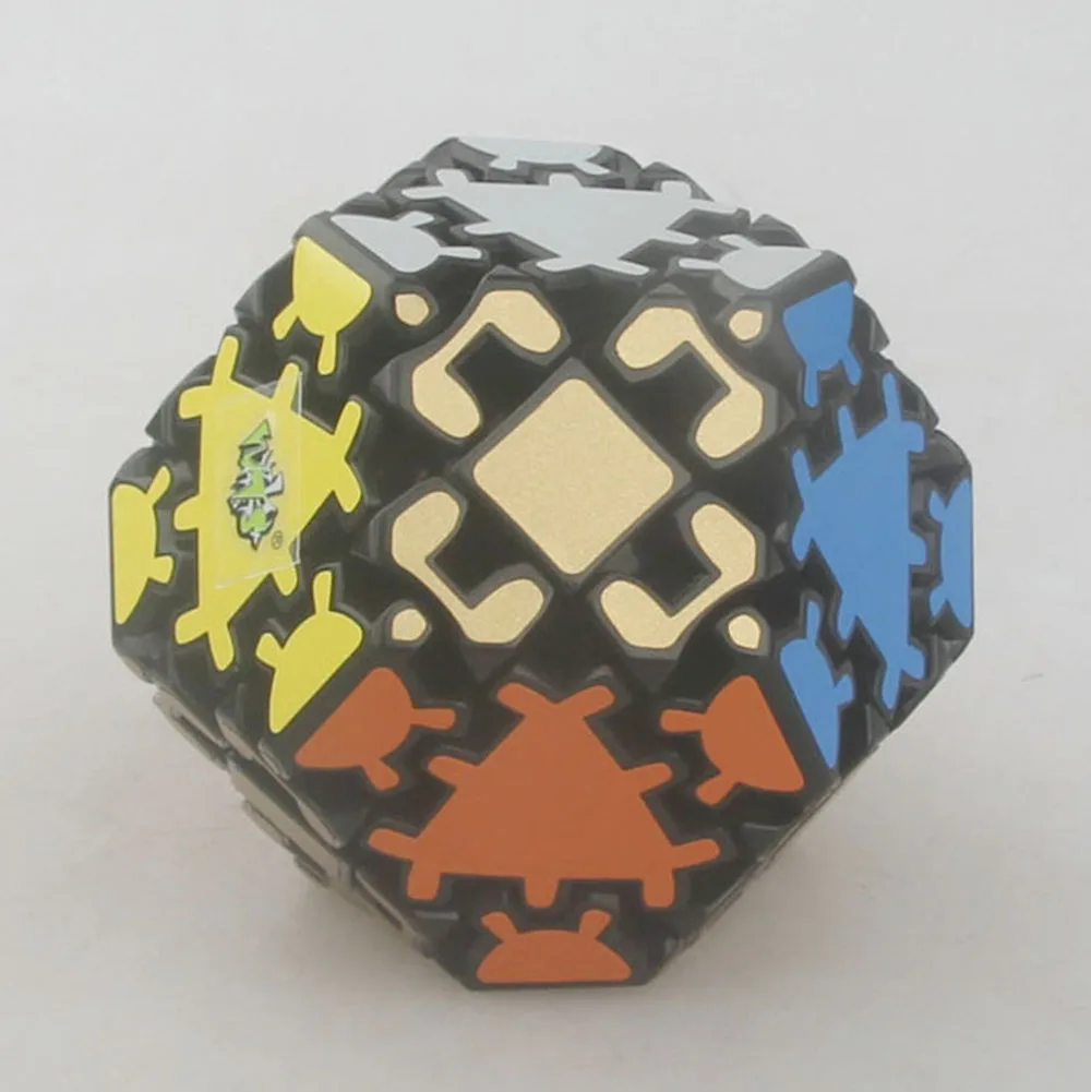 Lanlan Tetradecahedra шестереночный волшебный куб головоломка на скорость игры часы-кольцо с крышкой игрушки для детей подарок на день рождения