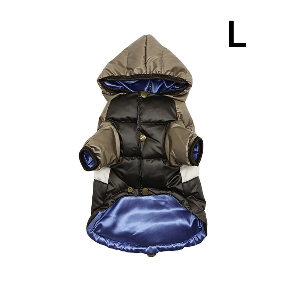 14 Warm Coats For Dogs Autumn And Winter Waterproof Windproof& Snowproof Dog Coats Clothes For Pets Jacket Hoodie Cotton clothing - Цвет: 14