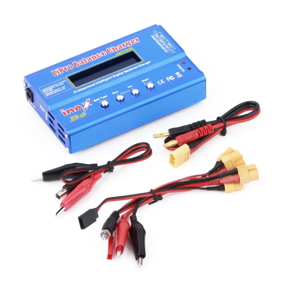 IMAX B6 цифровой RC Lipo NiMh батарея баланс зарядное устройство + AC мощность 12 в 6A адаптер