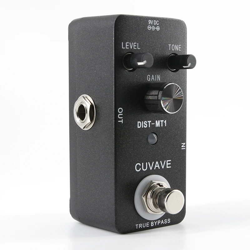 CUVAVE DIST-MT1 тяжелый металл искажения гитары педаль эффектов истинный обход полностью металлический корпус для гитары Запчасти и аксессуары