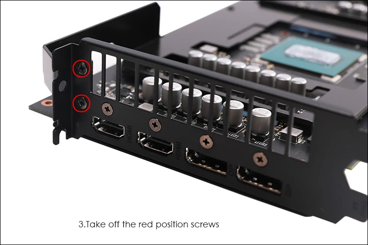 Курган gpu холодный блок для ASUS ROG STRIX GTX 1660TI 6G/A 6G/O 6G игровой, GPU кулер, полное покрытие видеокарты BS-ASS1660T-PA