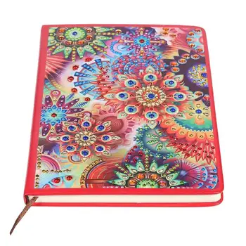

DIY Colorful Special Shaped Diamond Painting 100 Pages Notebook Sketchbook
