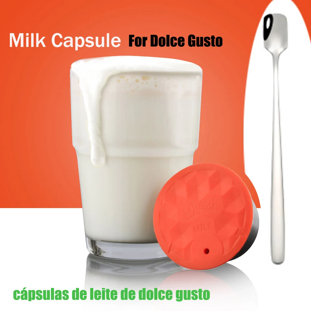 Icafilas Acciaio Inossidabile Per Nescafe Dolce Gusto Filtri In Schiuma Di Latte Capsula Di Latte Riutilizzabile Riutilizzabile Pod Per Nescafe Dolce 