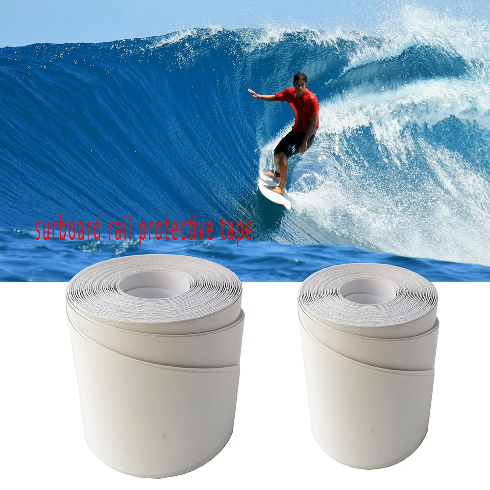Surfboard Protective Tape 83'' / 75'' Surfboard Rail Protective Film Surf Leash Paddle Board Protection Edge