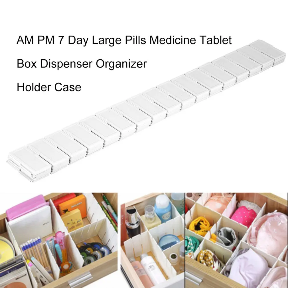 

6pcs/set DIY Grid Drawer Divider Household Necessities Storage Organizer Adjustable Drawer Closet Space-saving Tools