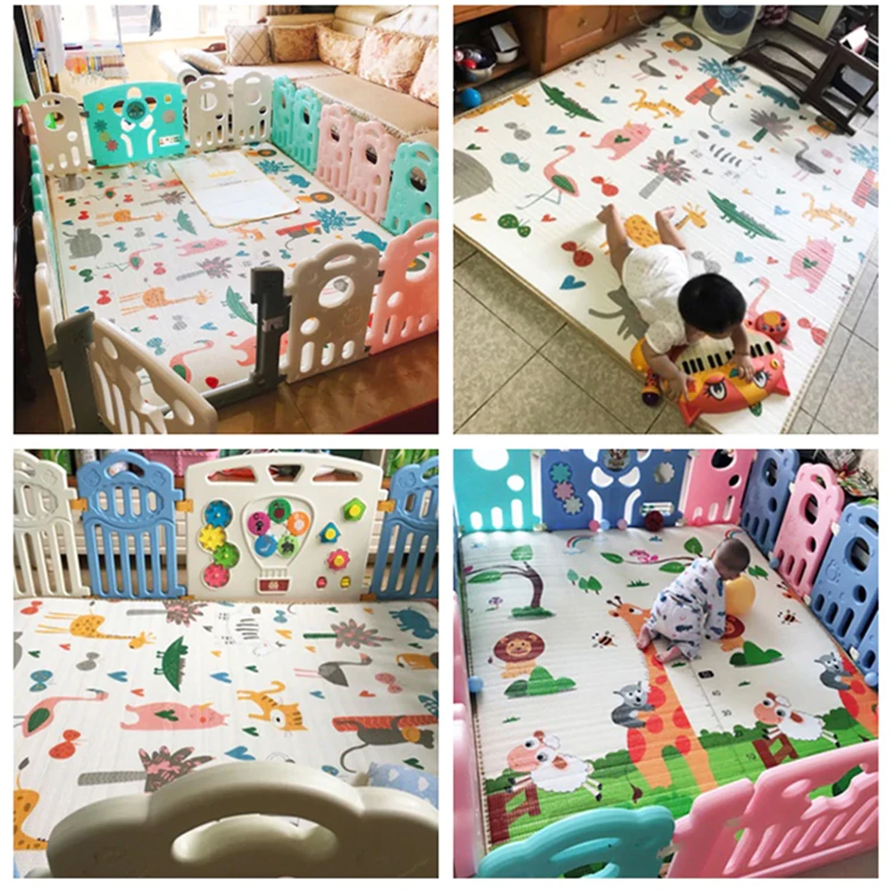 2 Толщина детский игровой коврик 200*180 см большой для лазания экологически чистый