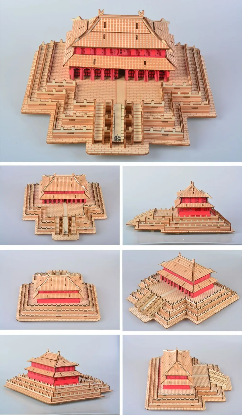 Зал гармонии DIY 3D деревянные головоломки деревянные ремесла набор для сборки резка деревянные игрушки для Рождественский подарок 3193