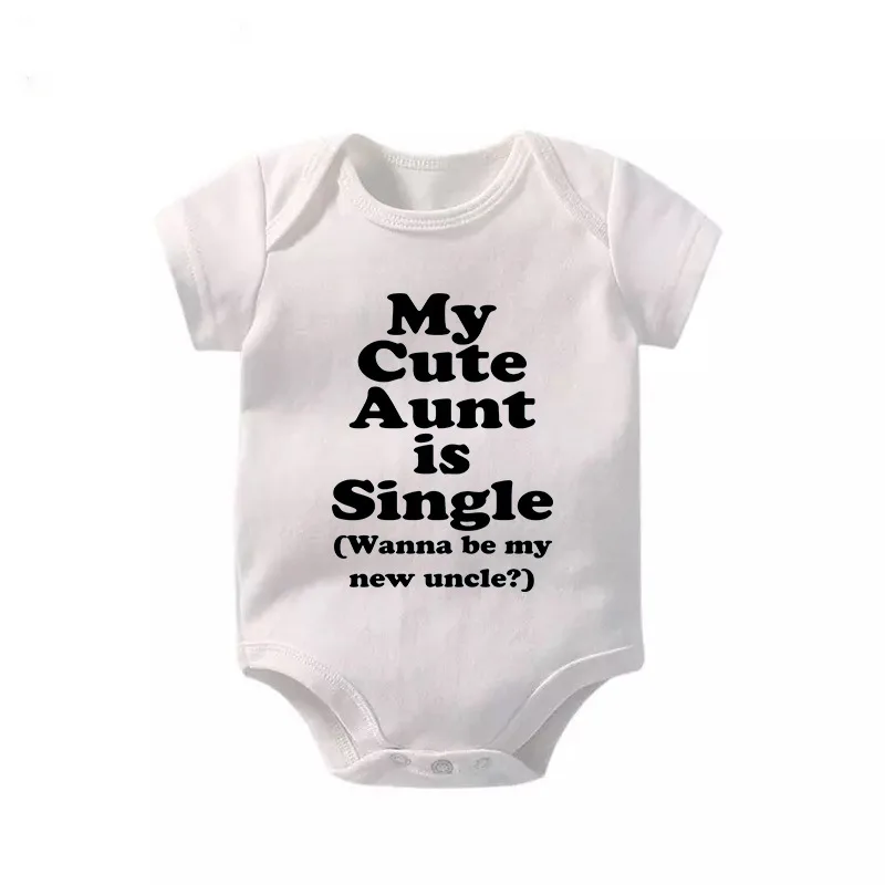 Shopagift My Auntie Loves me to The Moon and Back Cute Baby Sleepsuit Romper