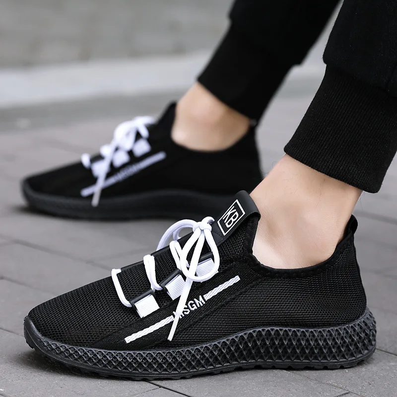 

2019 Summer New Style Korean-style Trend Lazy MEN'S SHOES Fashion MEN'S Casual Shoes Lightweight Breathable Mesh Shoes