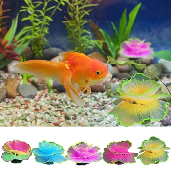 

Silicone Multi Colors Aquarium Fish Tank Decoration Artificial Simulation Coral Water Aquatic Plant Aquariums Ornaments Decor