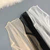 Sexy Women See Through Transparent Mesh Tops Long Sleeve Sheer Slim Ladies Turtleneck ds501 2