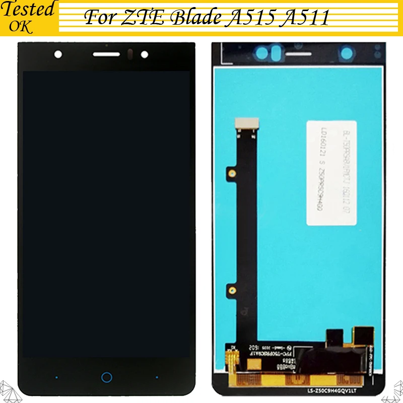 ЖК-дисплей для ZTE Blade A515 A511 сенсорный экран с/без рамы дигитайзер в сборе