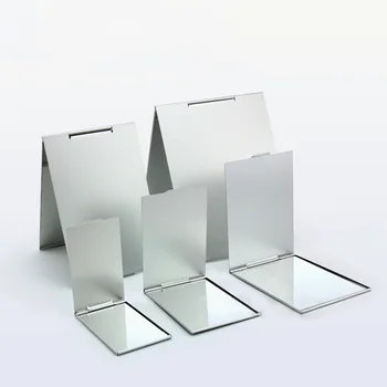 

Cosmetic Mirror Foldable Ultra-thin 5 Sizes Make Up Folding Mirror Rectangle Folding Makeup Decorative Mirror