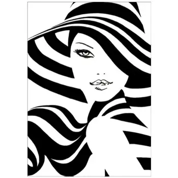 

5D DIY full diamond fashion queen pattern cross stitch diamond embroidery mosaic diamond home decoration