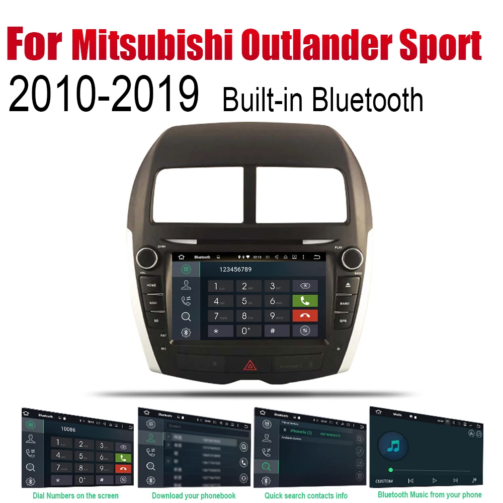 ZaiXi автомобильный dvd-плеер gps навигация для Mitsubishi Outlander Sport 2010~ автомобильное мультимедиа андроид экран системы радио стерео