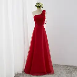 Бесплатная доставка, платья для выпускного вечера длиной до пола розового, винно-красного цвета, фатиновые женские вечерние платья на одно