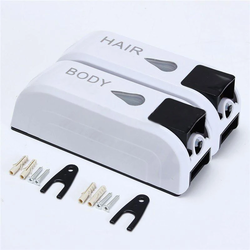 

Wall Mounted Soap Dispenser Shower Shampoo Liquid Pump Plastic Household Useful
