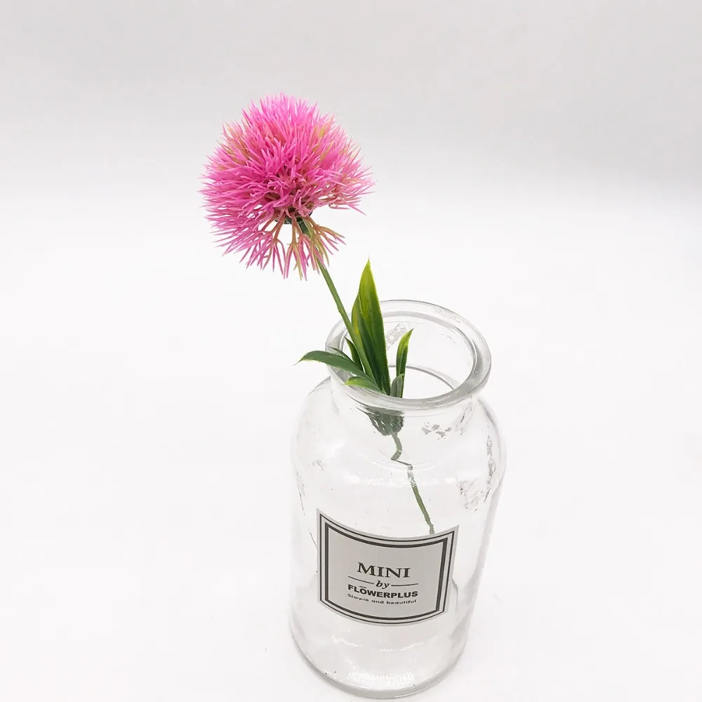 1 шт./Искусственные цветы зеленый настоящий Одуванчик искусственные растения пластиковые цветы украшение дома длина 25 см