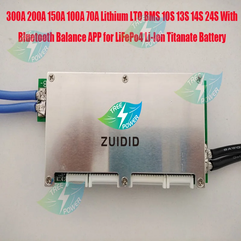 

300A 200A 150A 100A 70A литиевый LTO BMS 10S 13S 14S 24S с Bluetooth баланс APP для LiFePo4 литий-ионный титанатный аккумулятор