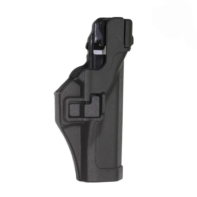 LV3 Series Quick Drop Glock Gun Belt Holster Right Hand Military Gun Holster for Glock 17 18 19 22 23 32 Waist Holster Black - Цвет: Черный цвет
