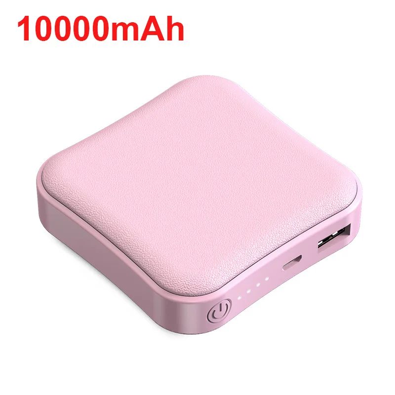 Mini Power Bank Portable 10000mAh External Battery Powerbank 2.1A FAST Charger For Smart Mobile Phone magnetic wireless power bank Power Bank