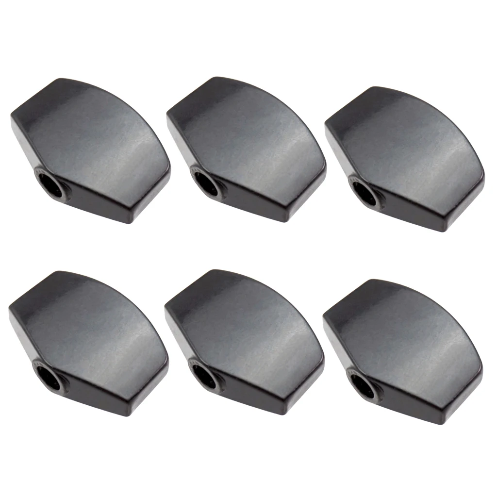 Electric/Acoustic Guitar Metal Tuner Tuning Pegs Large Button Cap 6pcs/Pack