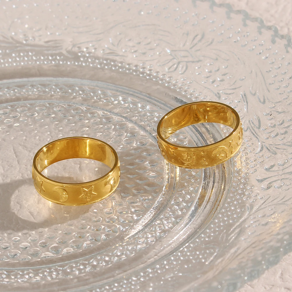Neue-Romantische-Sterne-Mond- 