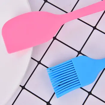 

2PCS Useful Silicone Baking Bakeware Bread Cook Pastry Oil Cream BBQ Tools Heat Resistant Long Handle Basting Brush