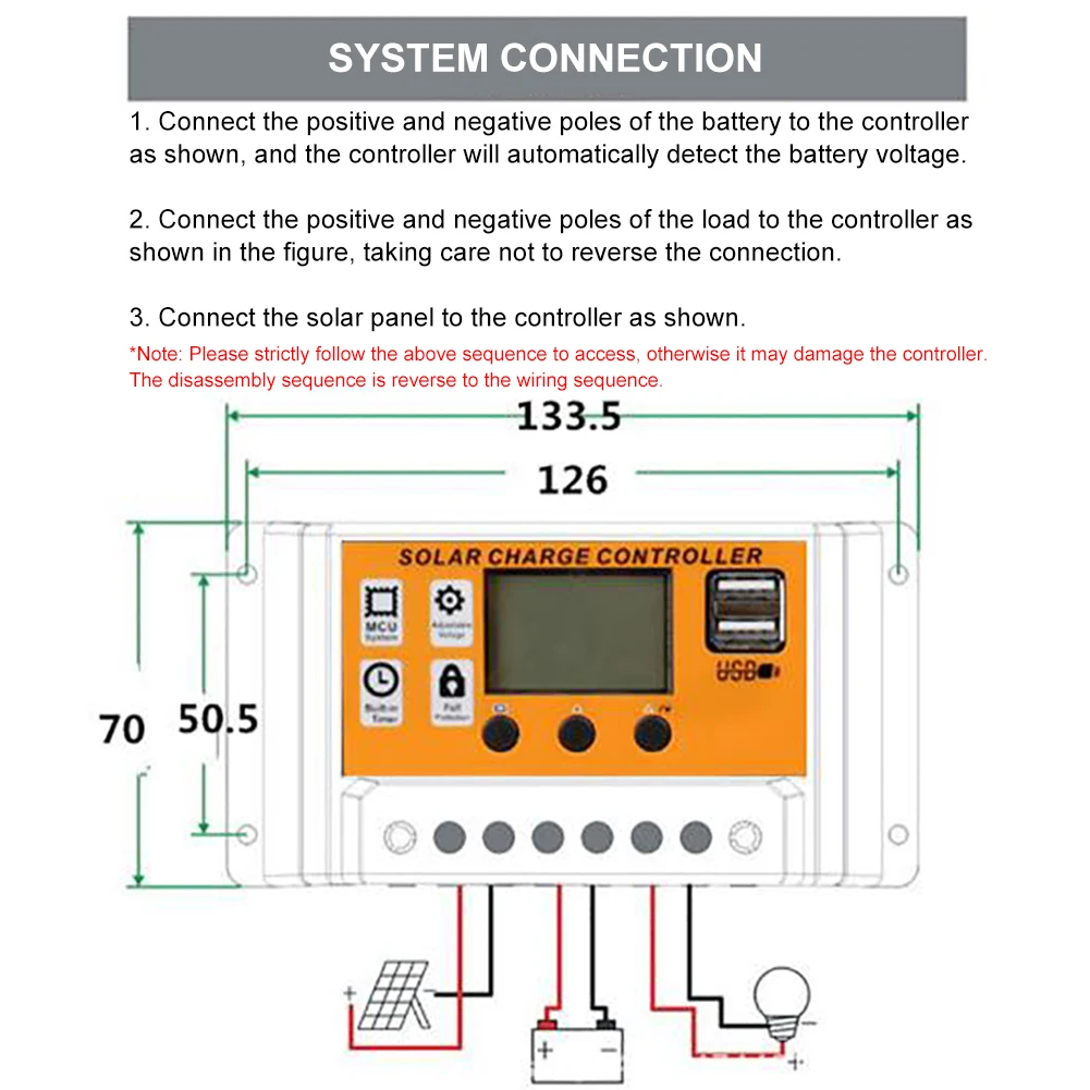 Regulador de Bateria Mppt Solar Carregador Controlador v 24 Painel 10a 20a 30a 40a 50a 100a 12 7 bateria mppt 10a 20a 30a 40a 50a 100a