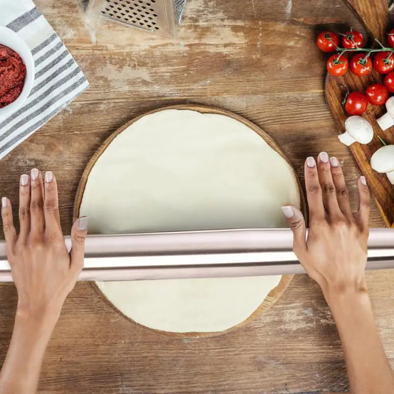 Скалка тиснение нержавеющая сталь для выпечки печенья торт тесто для печенья ролик прочный кухонный гаджет поставки