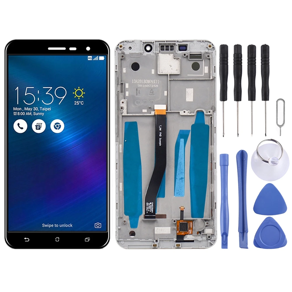 ЖК-экран и дигитайзер полная сборка с рамкой для Asus ZenFone 3 Laser ZC551KL Z01BD | Мобильные