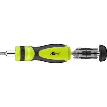 

Screw-drivers With 12 Accessories AND Light Led 74007