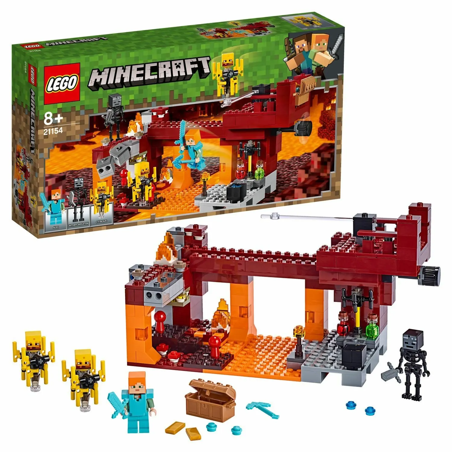 Designer Lego Lego Minecraft Bridge ifrita 21154 Designer Lego Lego Minecraft Bridge ifrita 21154