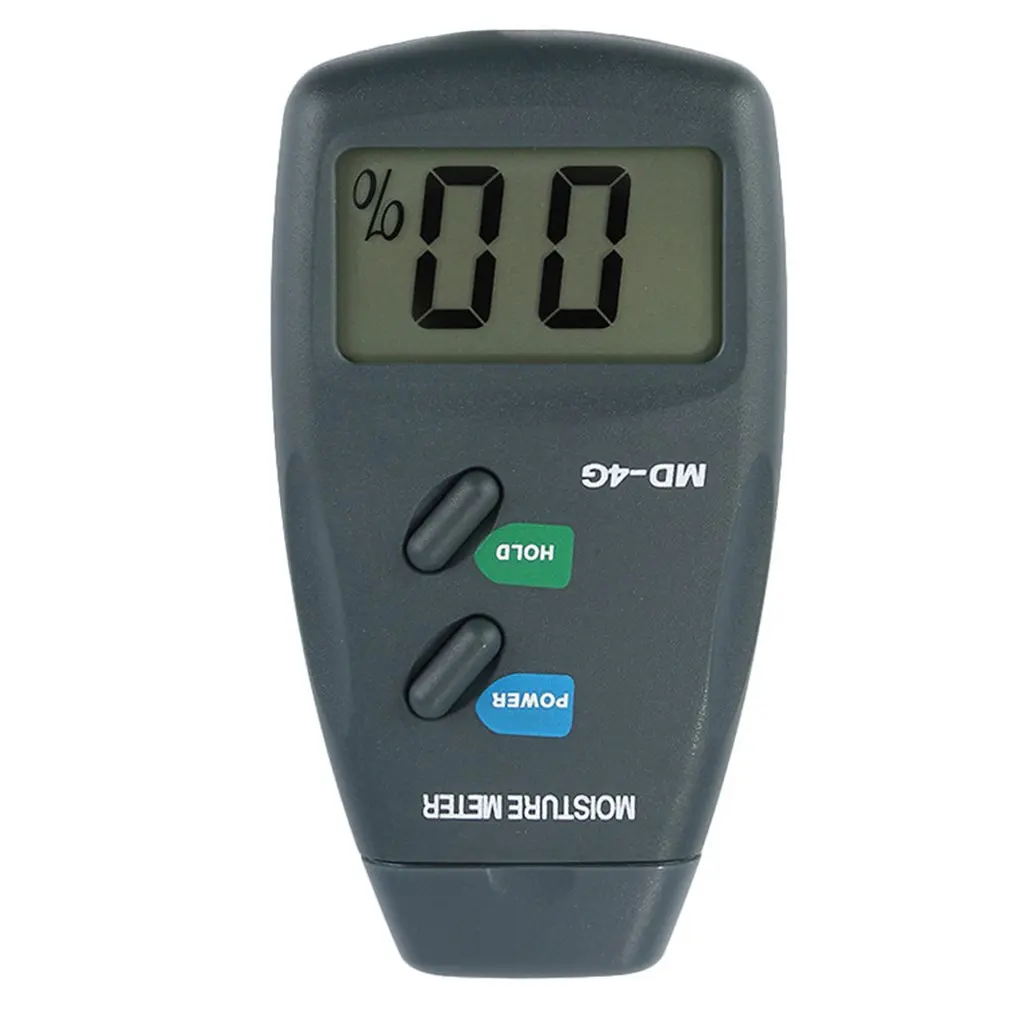 

Digital Moisture Meter, Pro Damp Detector Timber, Wood Tester Plaster Sensor 4-Pin Grey