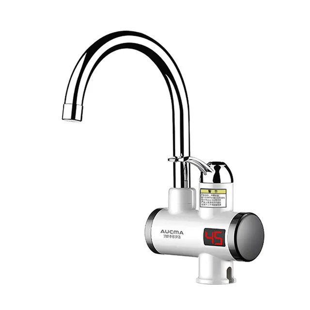 water from below 3000 Вт мгновенный Электрический водонагреватель Faucet с Температура Дисплей быстрый нагрев Электрический кран мгновенная котел 220V - Цвет: water from below